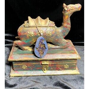 Dark Goth Geode Pendant With Crystals Aurora Borealis Coating Silver Wrapping